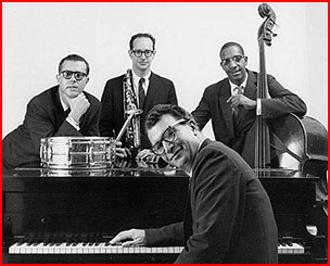 Dave Brubeck with an earlielr incarnation of the quartet