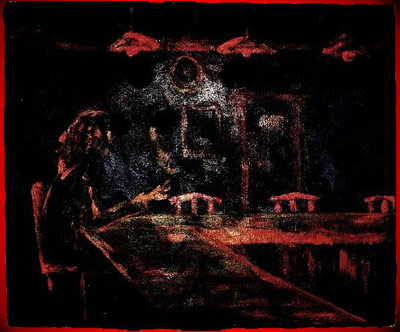 The Bar (oil on canvas)
